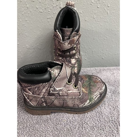 Garanimals Size 6 Toddler Camo Shoes/ Boots With One Adj Front Strap Green - Picture 1 of 8